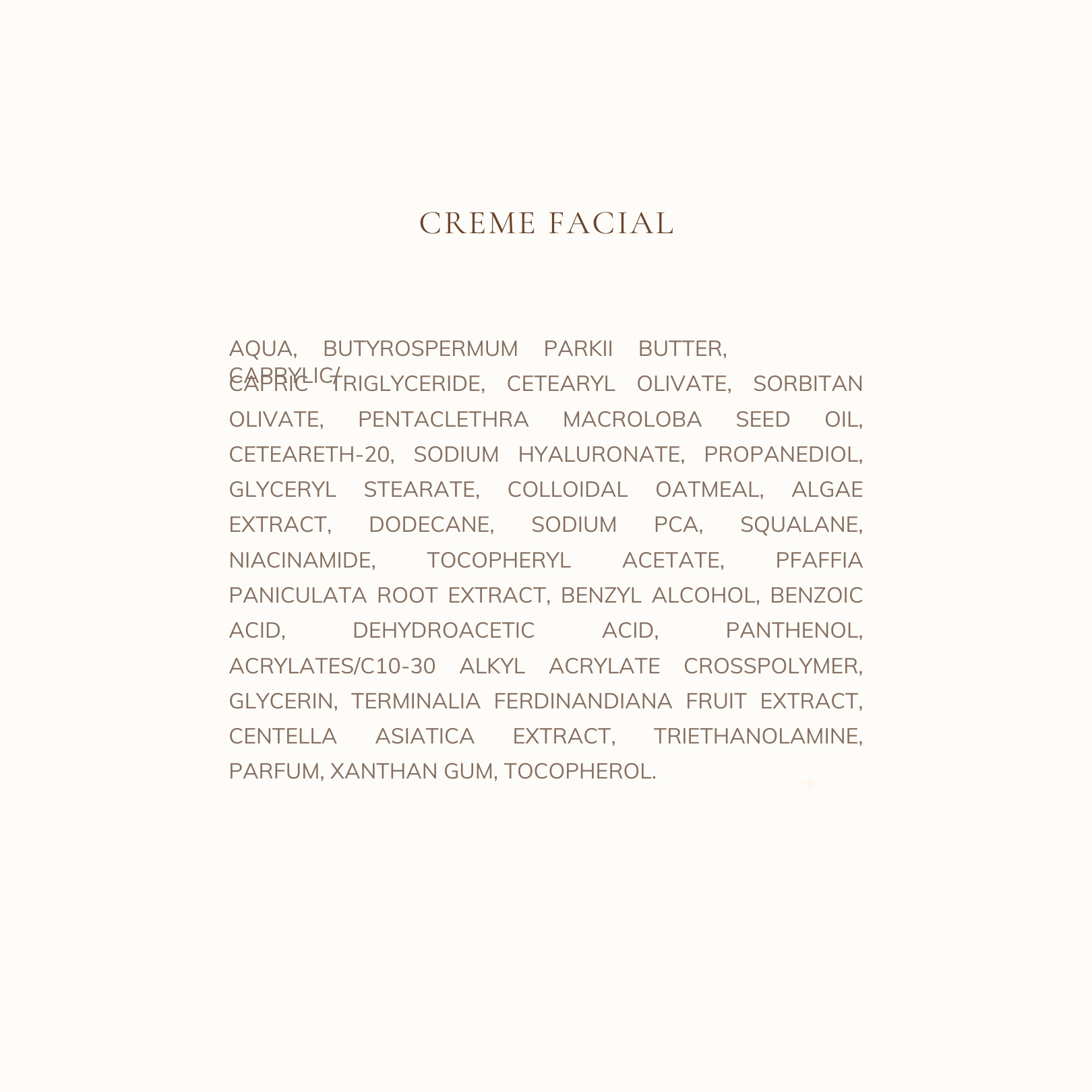 Creme Hidratante Facial